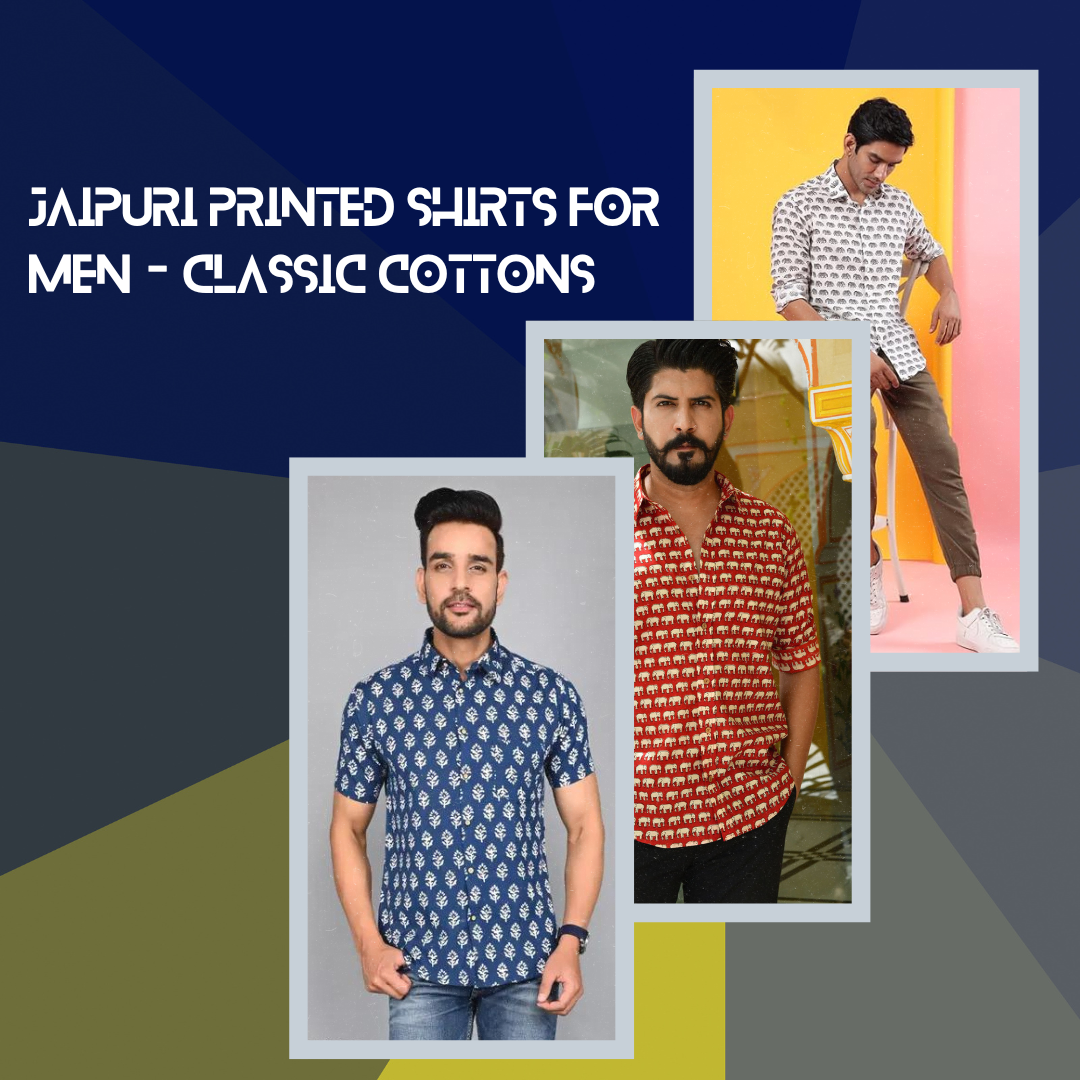 Jaipuri Printed Shirts for Men