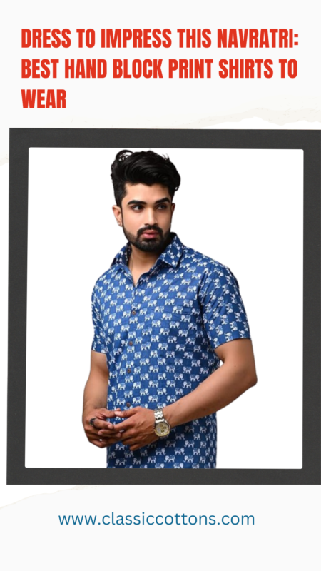 Dress to Impress This Navratri: Best Hand Block Print Shirts to Wear