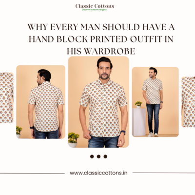 Why Every Man Should Have a Hand Block Printed Outfit in His Wardrobe