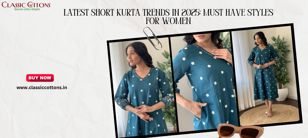 Latest Short Kurta Trends in 2025: Must Have Styles for Women